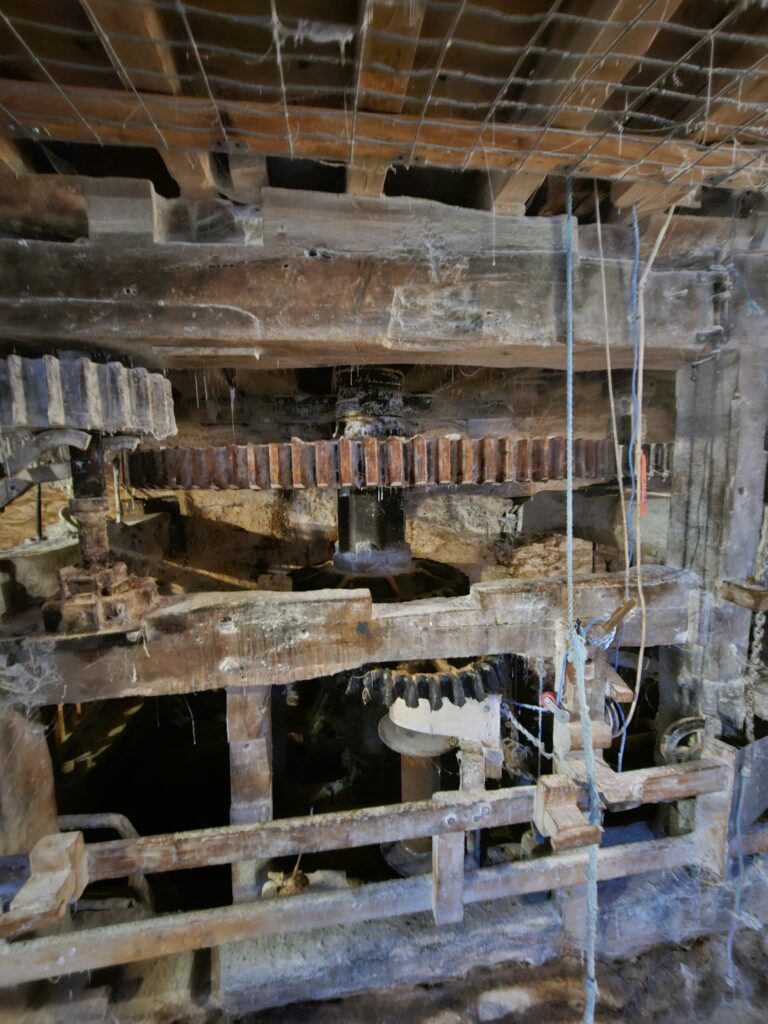 Inside the mill